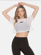 EVOLUX CROP TOP TRANSPARENT